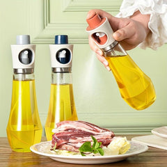 Leak-Proof Glass Olive Oil Sprayer Mister for Cooking - Press Type Spray Bottle