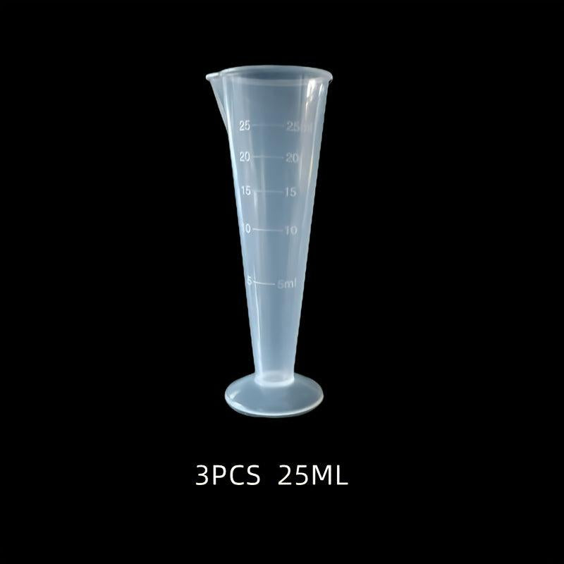 3pcs Tapered Measuring Cup for Liquids, Polypropylene