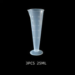 3pcs Tapered Measuring Cup for Liquids, Polypropylene