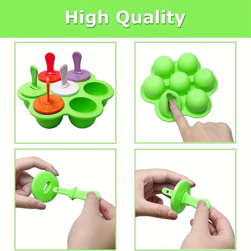 Mini Popsicle Mold Silicone Ice Pop Molds Non Stick Ice Cream Molds
