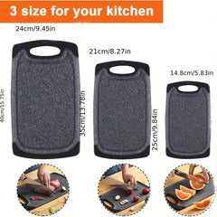 Durable Kitchen Cutting Board Set Of 3 BPA Large Dishwasher Safe
