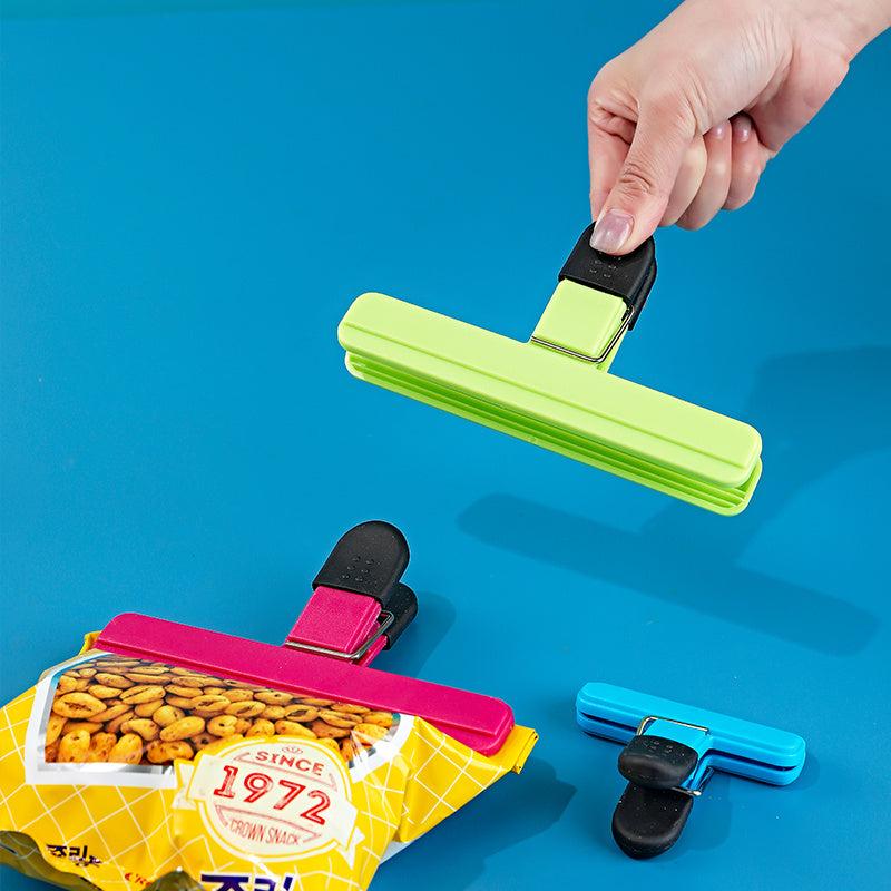 6pcs Food Sealing Clip Potato Chips Bag Clips Plastic Bag Sealing Clip