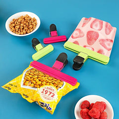 6pcs Food Sealing Clip Potato Chips Bag Clips Plastic Bag Sealing Clip