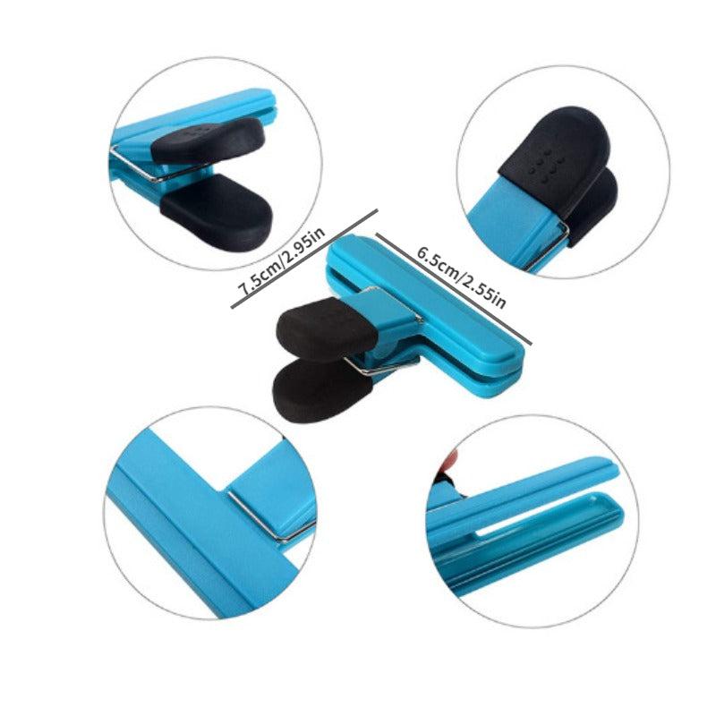 6pcs Food Sealing Clip Potato Chips Bag Clips Plastic Bag Sealing Clip