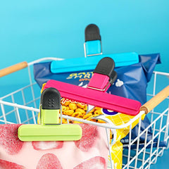 6pcs Food Sealing Clip Potato Chips Bag Clips Plastic Bag Sealing Clip