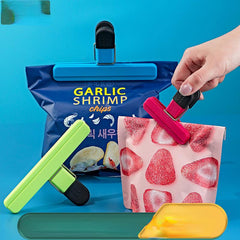 6pcs Food Sealing Clip Potato Chips Bag Clips Plastic Bag Sealing Clip