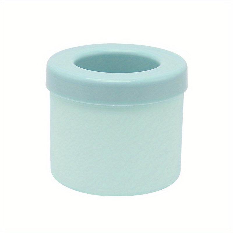 Ice Cube Mold Silicone Cylinder Ice Bucket ABS Lid Release Ice Cubes