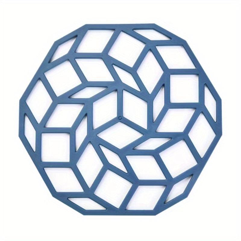 Stylish Geometric Tea Coaster Non Slip Heat Insulation Mat