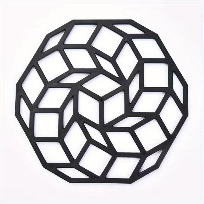 Stylish Geometric Tea Coaster Non Slip Heat Insulation Mat