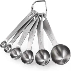 9pcs Stainless Steel Measuring Spoons Set Metric/US Measurements