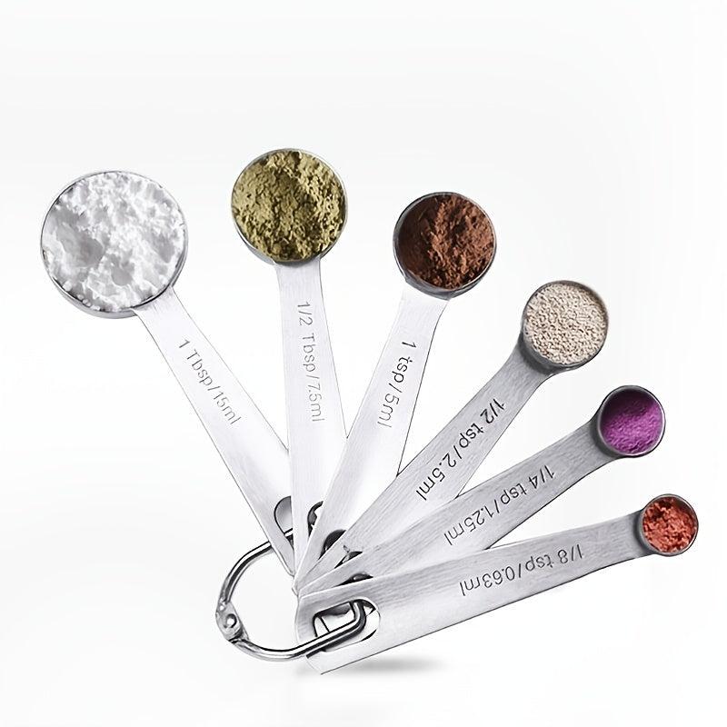 9pcs Stainless Steel Measuring Spoons Set Metric/US Measurements