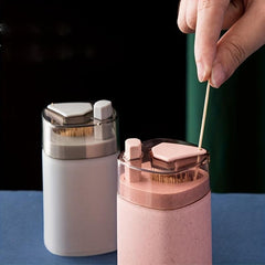 Automatic Toothpick Holder with Lid for Home Hotel Restaurant