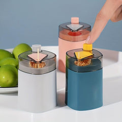 Automatic Toothpick Holder with Lid for Home Hotel Restaurant