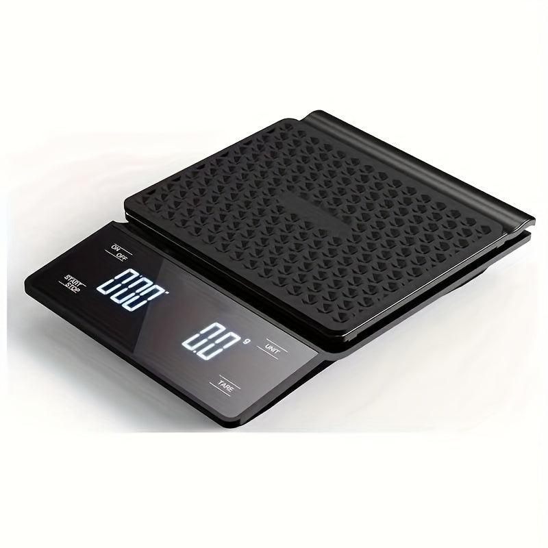 High Precision Coffee Scale with Timer 3kg 0 1g Back Lit LED Display