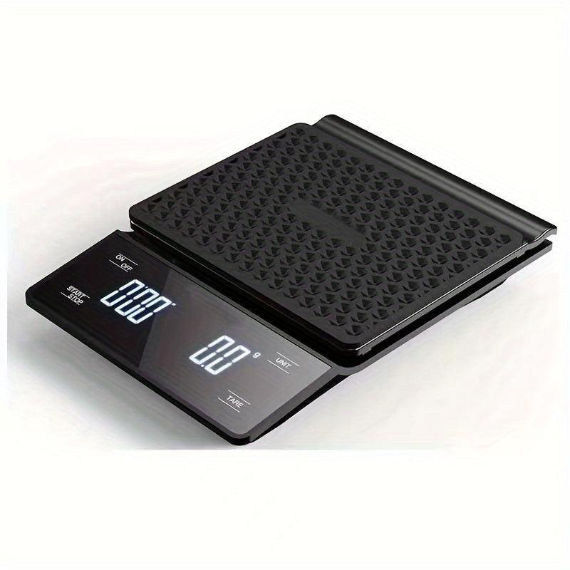 High Precision Coffee Scale with Timer 3kg 0 1g Back Lit LED Display