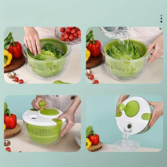 Vegetable Dehydration Artifact Rotating Drying Drainer