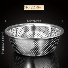 Stainless Steel Vegetable Strainer Kitchen Fruit Drain Basket