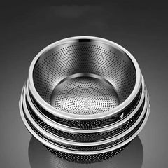 Stainless Steel Vegetable Strainer Kitchen Fruit Drain Basket