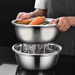 Stainless Steel Vegetable Strainer Kitchen Fruit Drain Basket