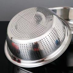 Stainless Steel Vegetable Strainer Kitchen Fruit Drain Basket