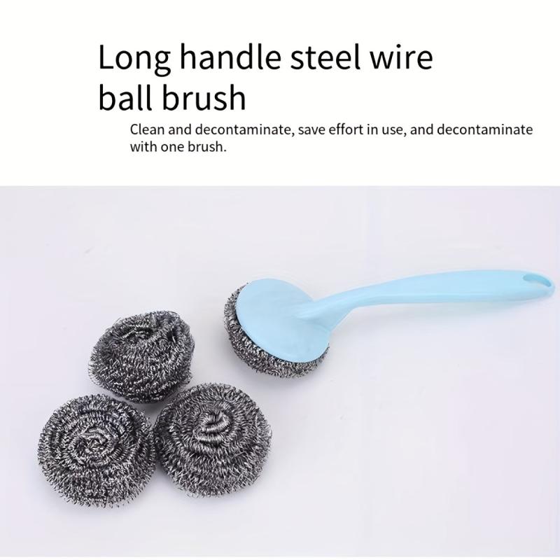 22pcs Cleaning Sponge Dish Scrubbing Brush Cleaning Ball Pot Scrubber