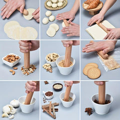 Wooden Rolling Pin 20 Non Stick for Pizza Pie Cookies Dumplings Noodles