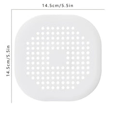 Square Drain Hair Catcher Hair Filter With Suction Cup