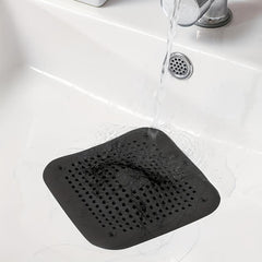 Square Drain Hair Catcher Hair Filter With Suction Cup