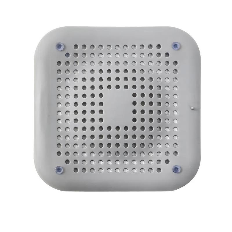 Square Drain Hair Catcher Hair Filter With Suction Cup