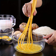 Plastics Egg Beater Food Kitchen Whisk, Manual Mixer