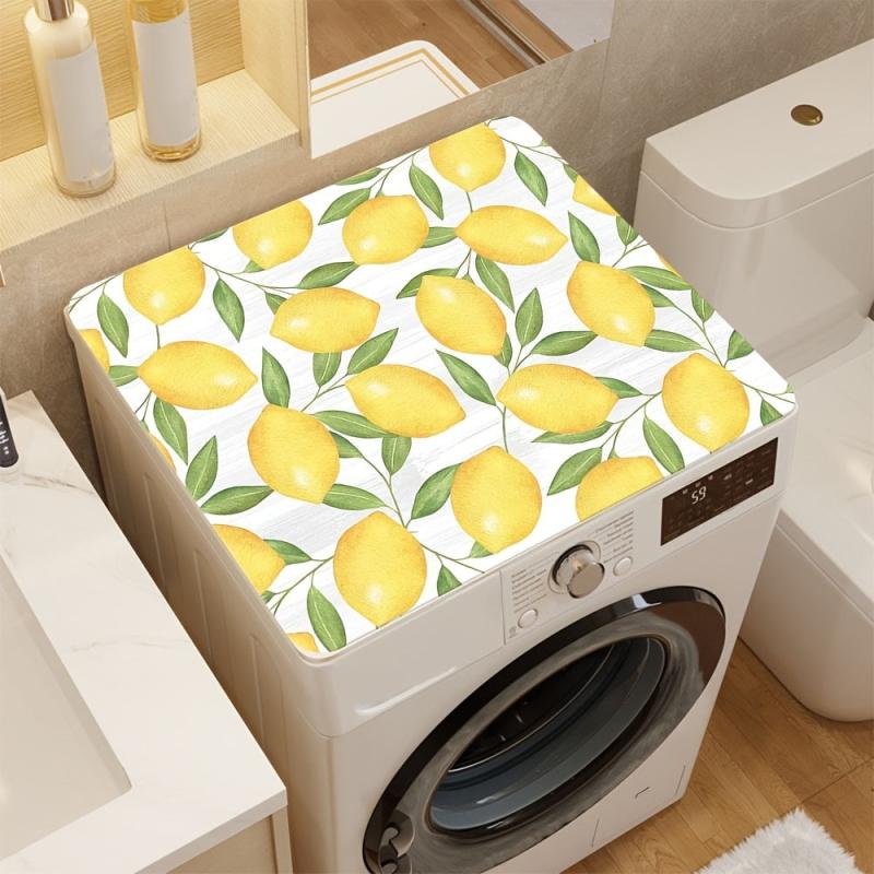 Rubber Dish Drying Mat Lemon Small Fresh Style Washstand Drain Mat