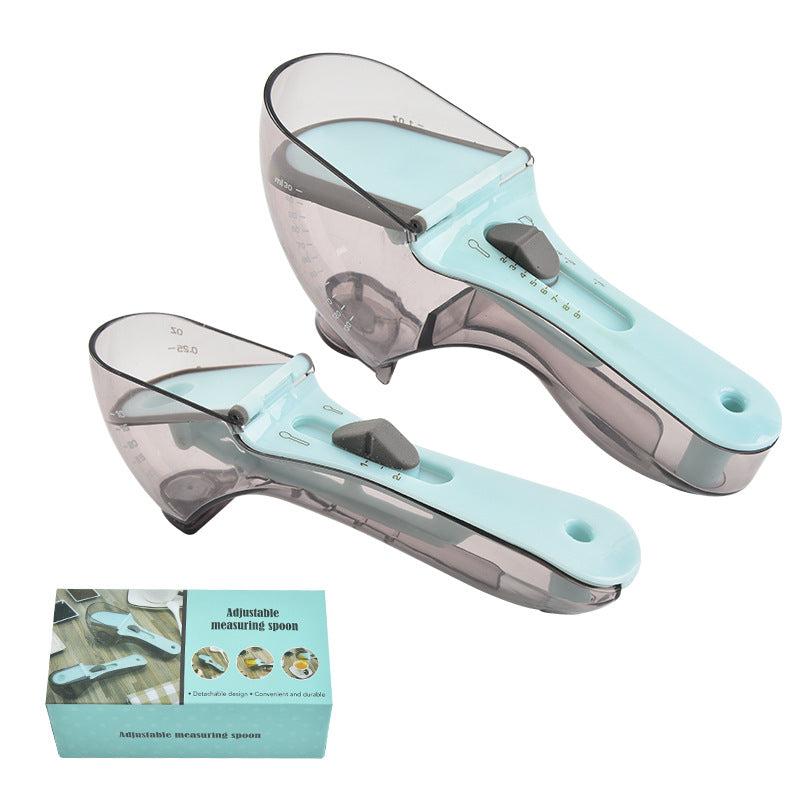 Adjustable Measuring Cups And Spoons Set with Magnetic