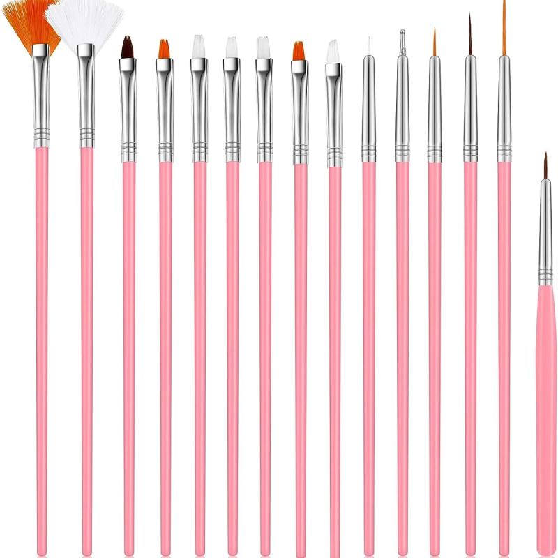 15pcs Cake Decorating Brushes Food Paint Brush Fondant Cookie Brushes