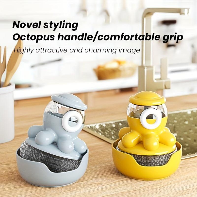 Acrylonitrile Butadiene Styrene Octopus Pot Brush