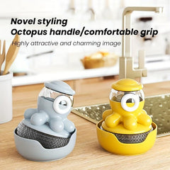 Acrylonitrile Butadiene Styrene Octopus Pot Brush