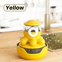 Acrylonitrile Butadiene Styrene Octopus Pot Brush