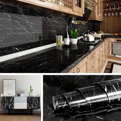 Marble Paper Self Adhesive Wallpaper for Kitchen Countertop Waterproof