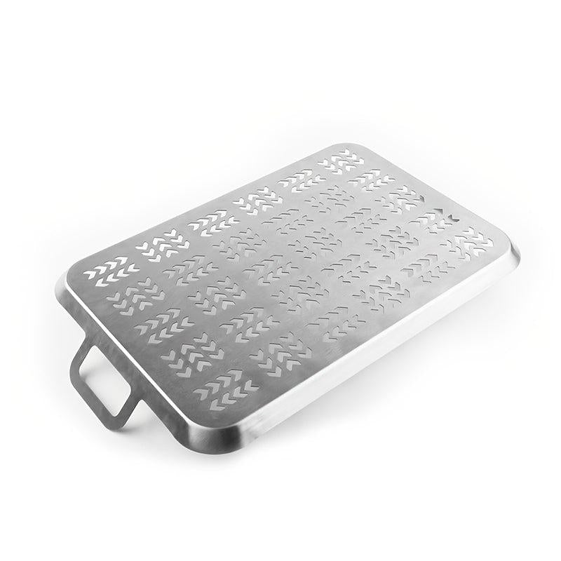 Stainless Steel Non Stick BBQ Tray with Handles
