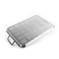 Stainless Steel Non Stick BBQ Tray with Handles