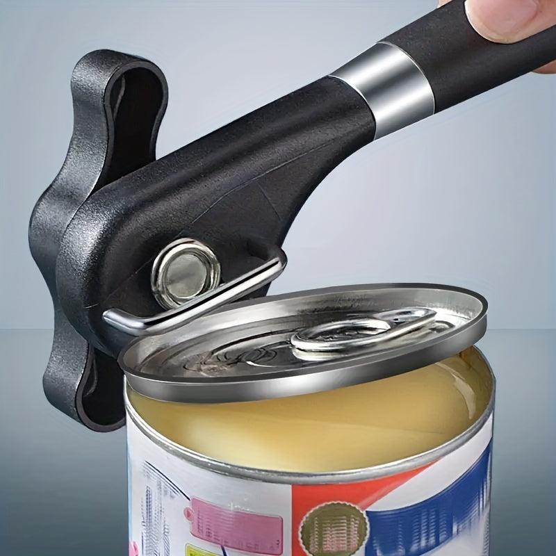 Stainless Steel Can Opener Easy Single Handed Operation