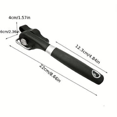 Stainless Steel Can Opener Easy Single Handed Operation