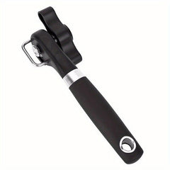 Stainless Steel Can Opener Easy Single Handed Operation