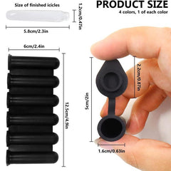 Silicone Ice Cube Stick Mold with Lid - Ideal for Sports Bottles & Ice Bars