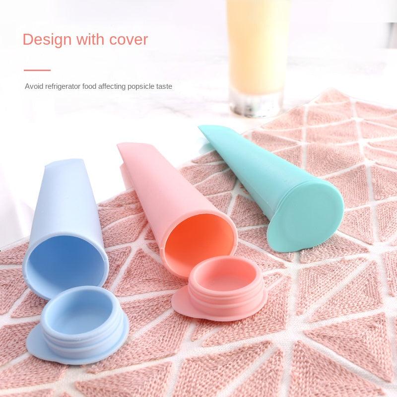 Silicone Ice Pop Mold Reusable Popsicle Maker Beach Kitchen Gadgets