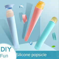 Silicone Ice Pop Mold Reusable Popsicle Maker Beach Kitchen Gadgets