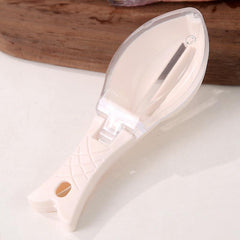 Fish Scale Remover with Lid - Kitchen Tool for Scraping Fish Scales