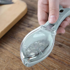 Fish Scale Remover with Lid - Kitchen Tool for Scraping Fish Scales