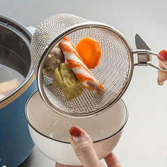 Stainless Steel Pasta Basket Strainer Frying Basket