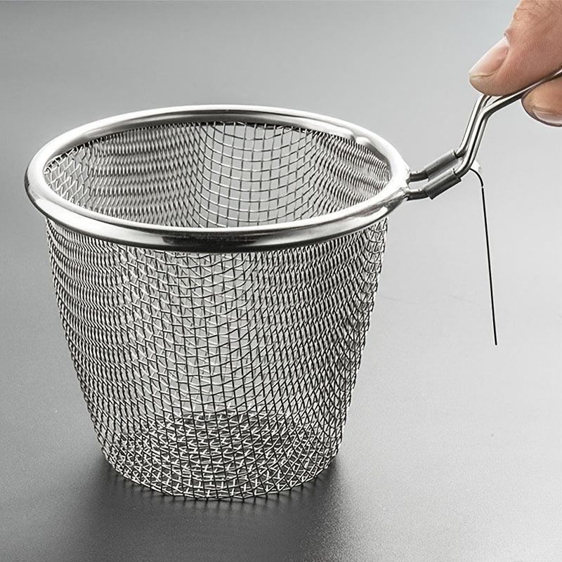 Stainless Steel Pasta Basket Strainer Frying Basket