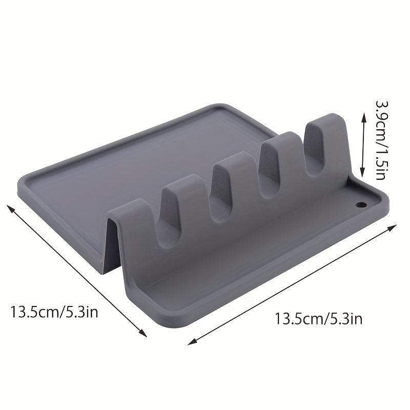 Silicone Tableware Drying Rack Kitchen Spoon Holder Organizer